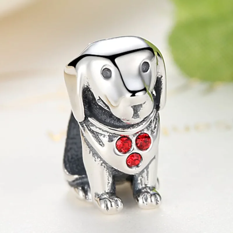 (bild till) Pandora Stil Berlock Golden Retriever - Scc016 - View 3