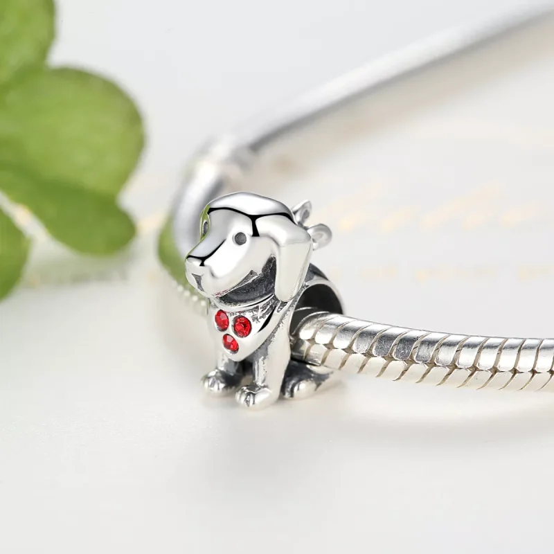 (bild till) Pandora Stil Berlock Golden Retriever - Scc016 - View 5