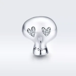 (bild till) Pandora Stil Berlock Halloween Skalle - Scc1362