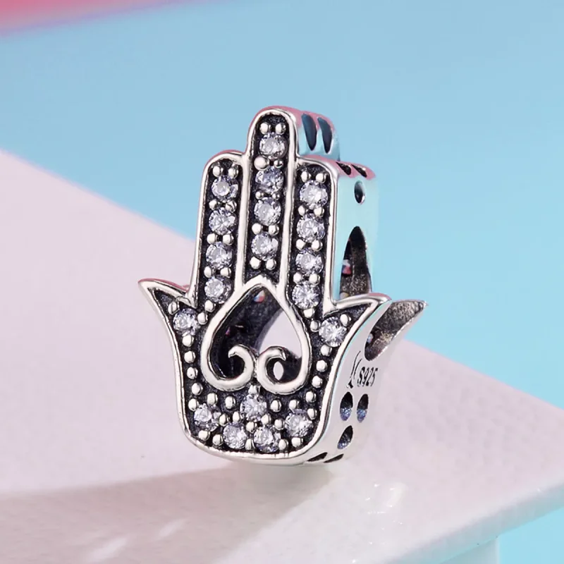 (bild till) Pandora Stil Berlock Hamsa - Scc225 - View 4