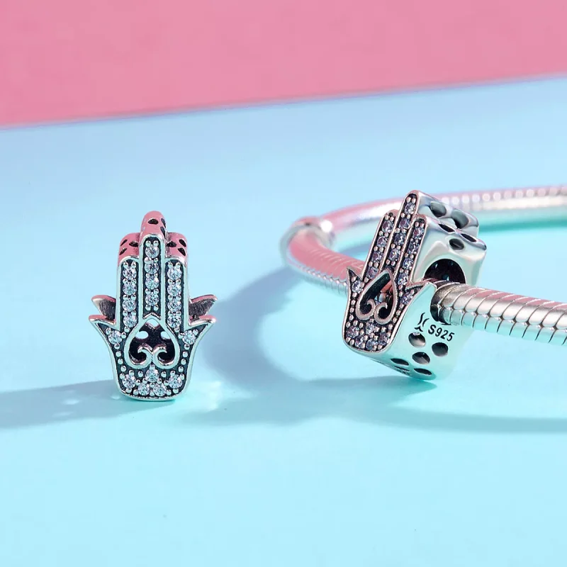 (bild till) Pandora Stil Berlock Hamsa - Scc225 - View 5