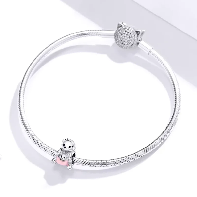 (bild till) Pandora Stil Berlock Hedgehog Mamma - Bsc239 - View 3