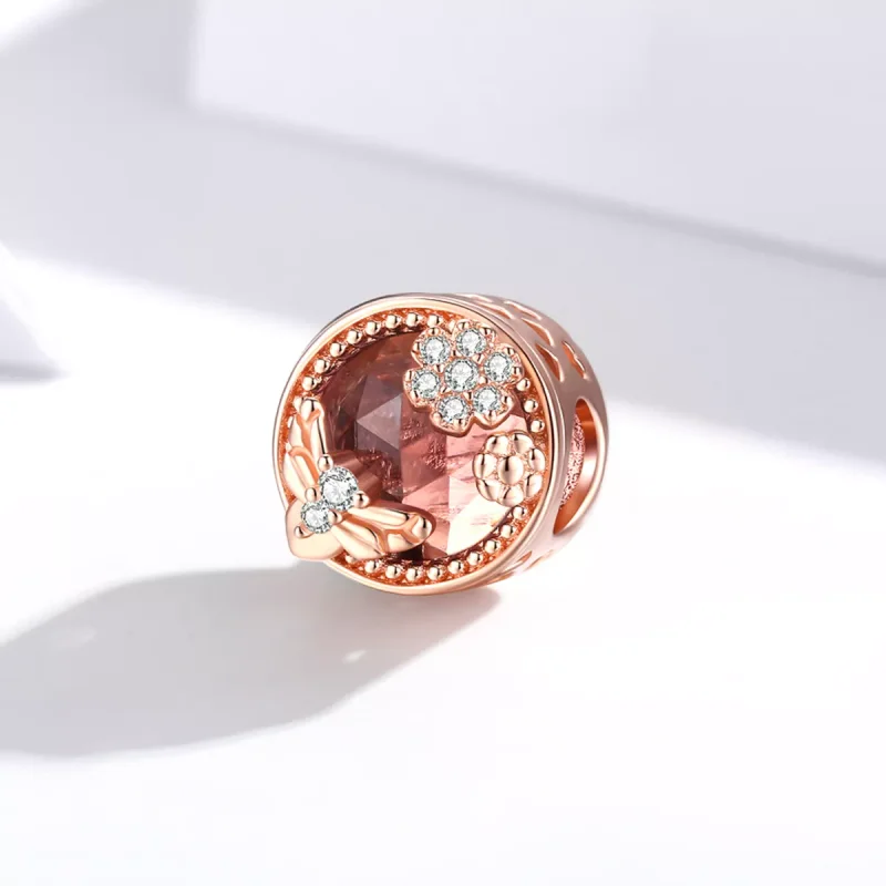 (bild till) Pandora Stil Berlock Hemlig Trädgård 14 Karat Roséguld - Bsc389 - View 2