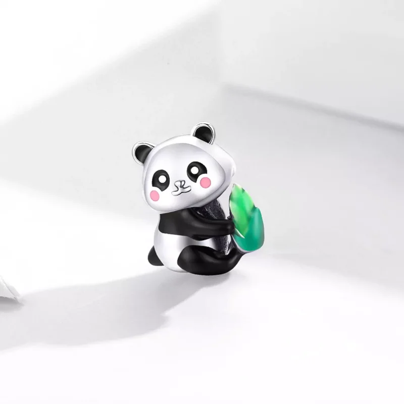 (bild till) Pandora Stil Berlock Härlig Panda Cub - Scc1832 - View 2