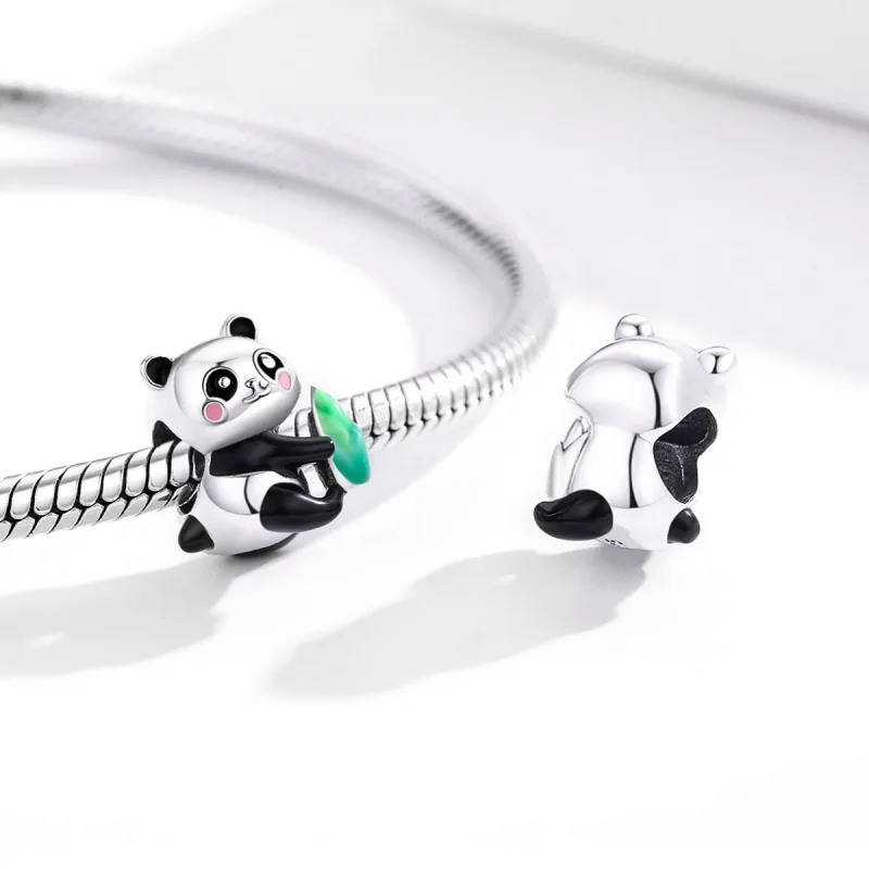 (bild till) Pandora Stil Berlock Härlig Panda Cub - Scc1832 - View 4