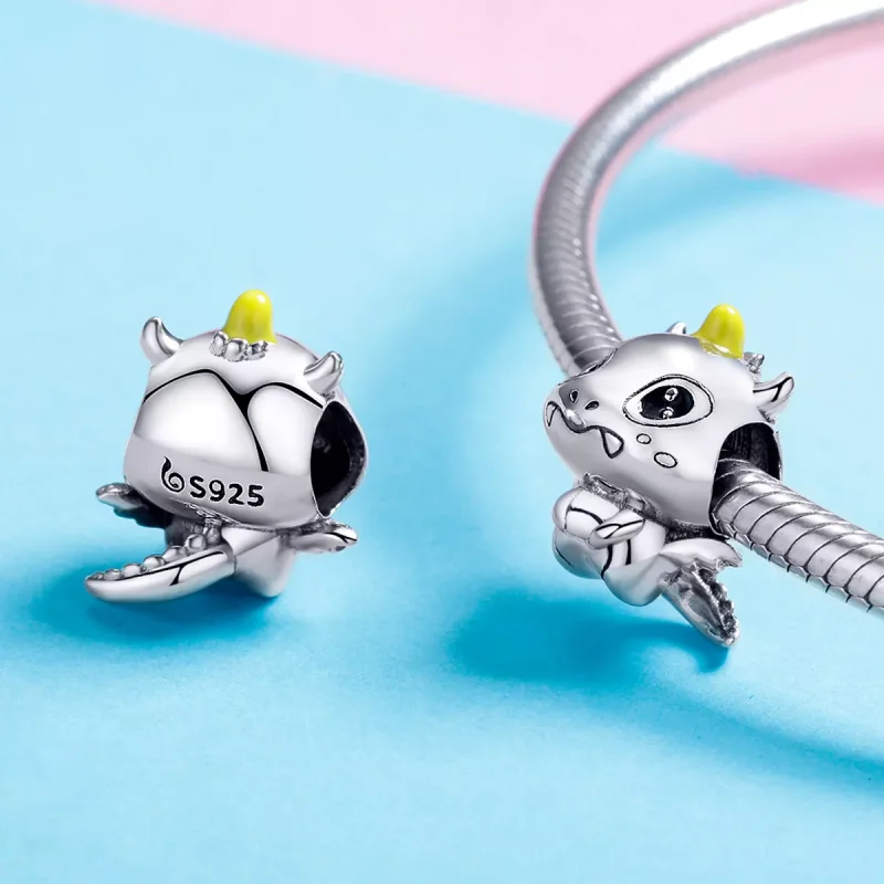 (bild till) Pandora Stil Berlock Jag Är Dragon - Bsc060 - View 4