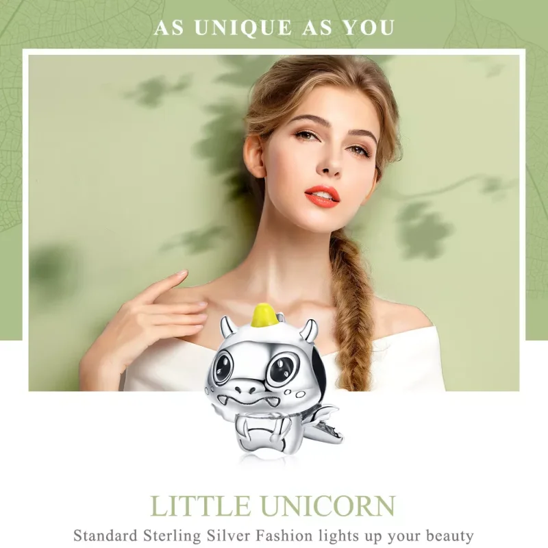 (bild till) Pandora Stil Berlock Jag Är Dragon - Bsc060 - View 6