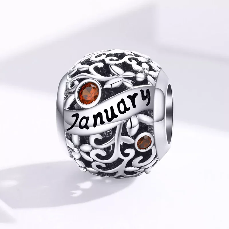 (bild till) Pandora Stil Berlock Januari Birthstone - Scc1385-1 - View 4