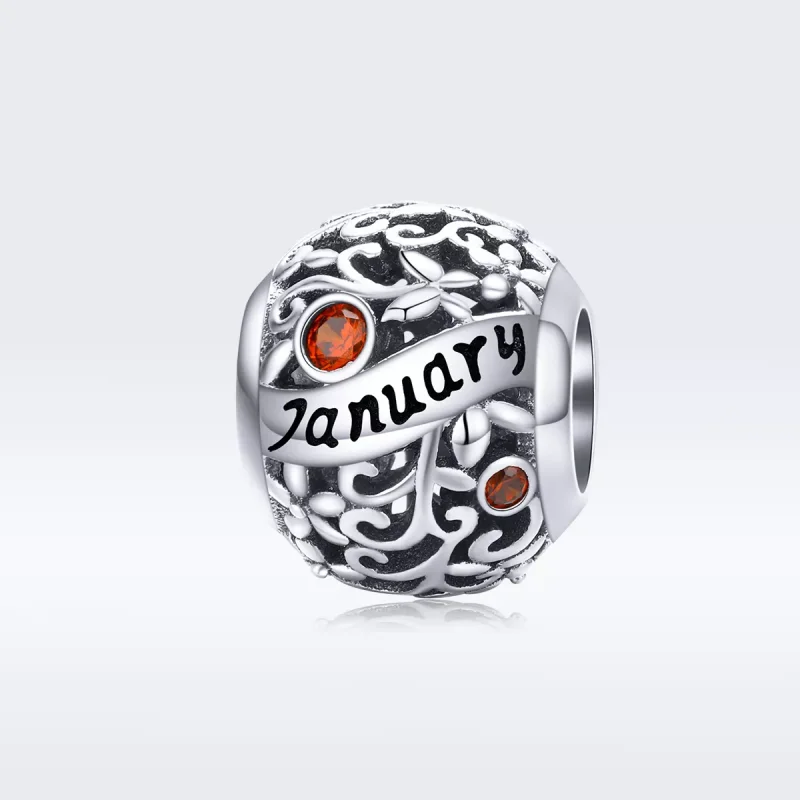 (bild till) Pandora Stil Berlock Januari Birthstone - Scc1385-1 - View 5