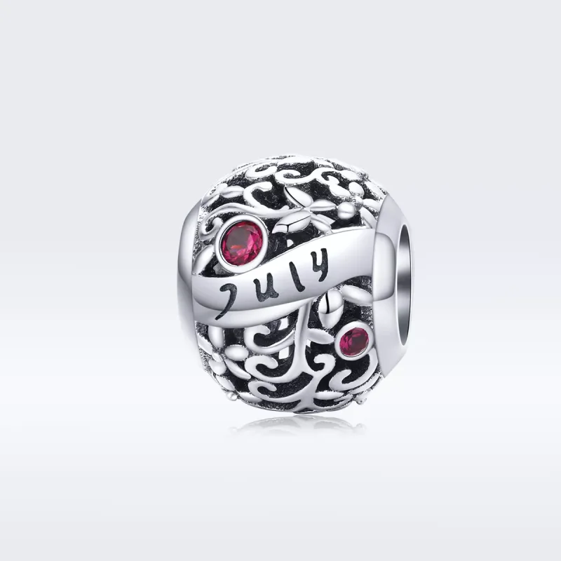 (bild till) Pandora Stil Berlock Juli Granat Birthstone - Scc1385-7 - View 5