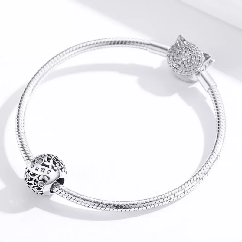 (bild till) Pandora Stil Berlock Juni Birthstone - Scc1385-6 - View 2