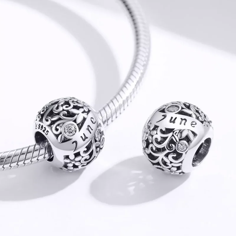 (bild till) Pandora Stil Berlock Juni Birthstone - Scc1385-6 - View 3