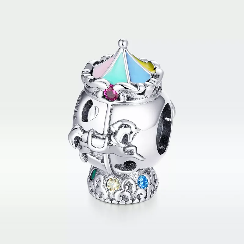 (bild till) Pandora Stil Berlock Karusell - Scc1499 - View 5