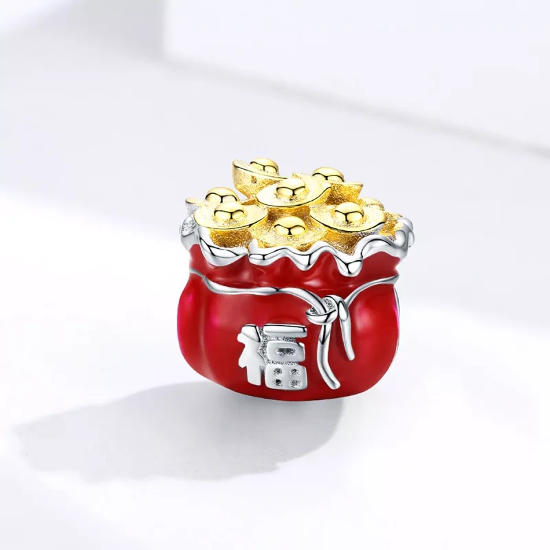 (bild till) Pandora Stil Berlock Kinesisk Lucky Bag - Bsc100 - View 2