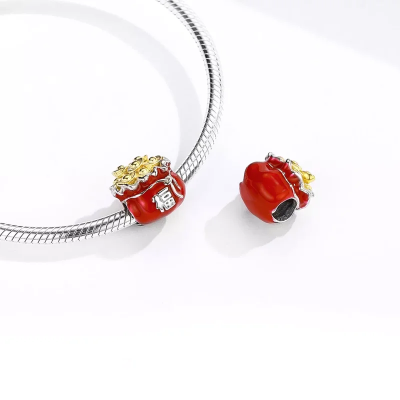 (bild till) Pandora Stil Berlock Kinesisk Lucky Bag - Bsc100 - View 4