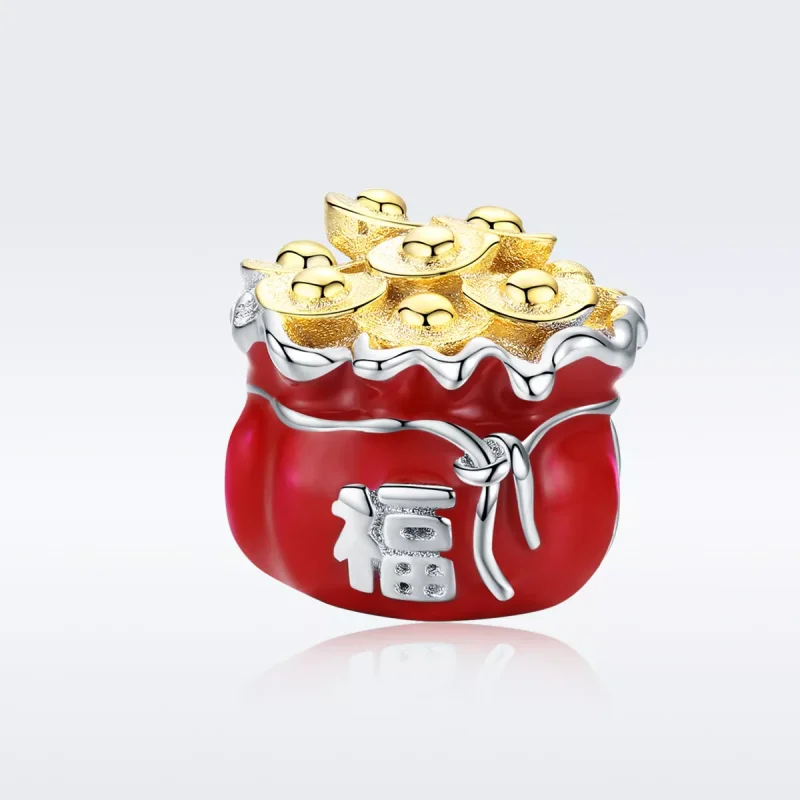(bild till) Pandora Stil Berlock Kinesisk Lucky Bag - Bsc100 - View 5