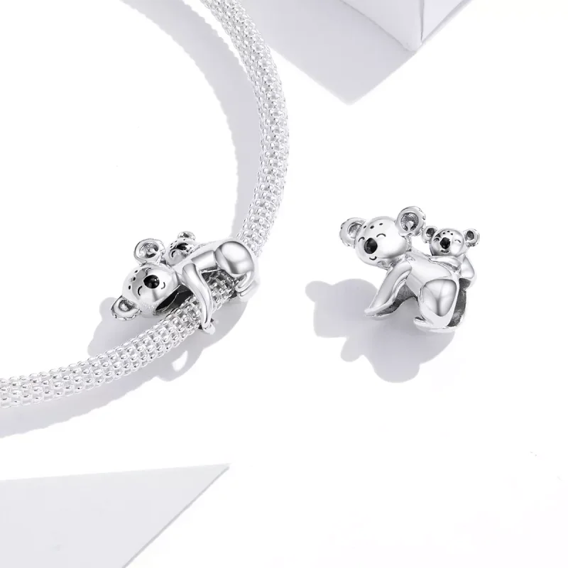 (bild till) Pandora Stil Berlock Koala Med Barn - Bsc260 - View 4