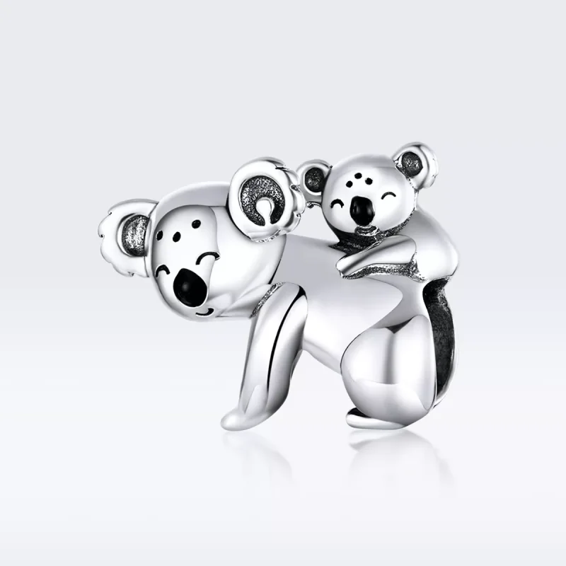 (bild till) Pandora Stil Berlock Koala Med Barn - Bsc260 - View 5