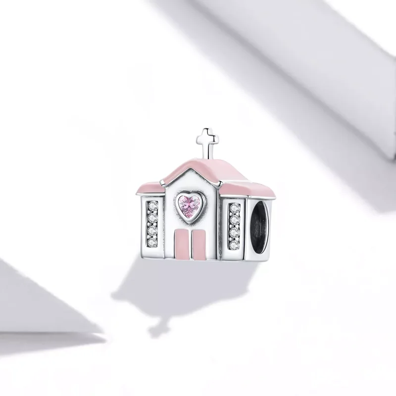 (bild till) Pandora Stil Berlock Kyrka - Scc1810 - View 2