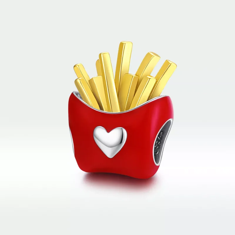 (bild till) Pandora Stil Berlock Läckra Pommes Frites - Scc1606 - View 5