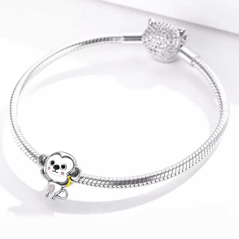 (bild till) Pandora Stil Berlock Liten Apa - Scc1575 - View 3