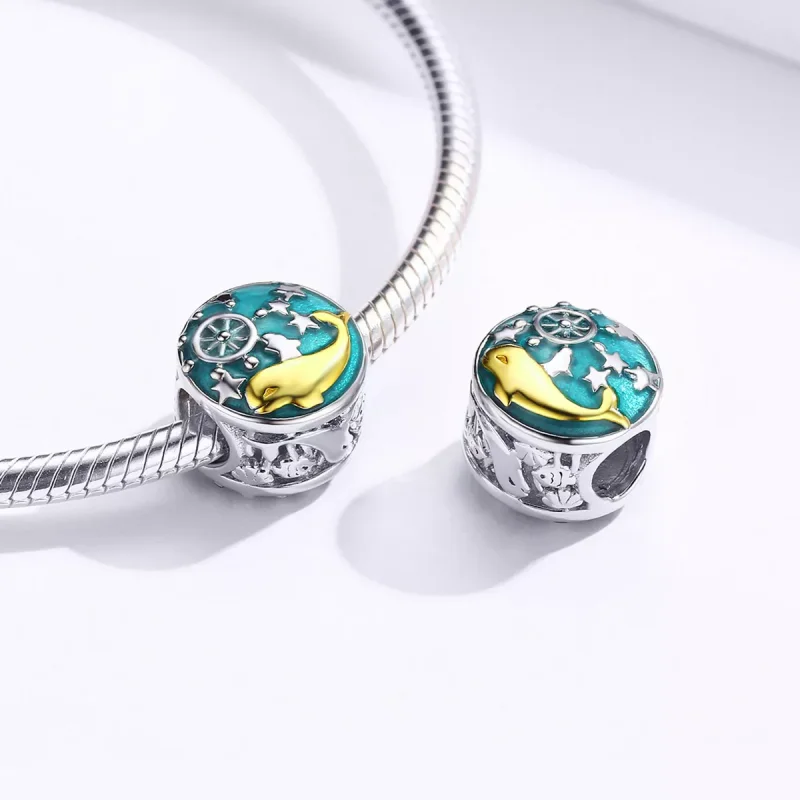 (bild till) Pandora Stil Berlock Liten Val - Scc1296 - View 4