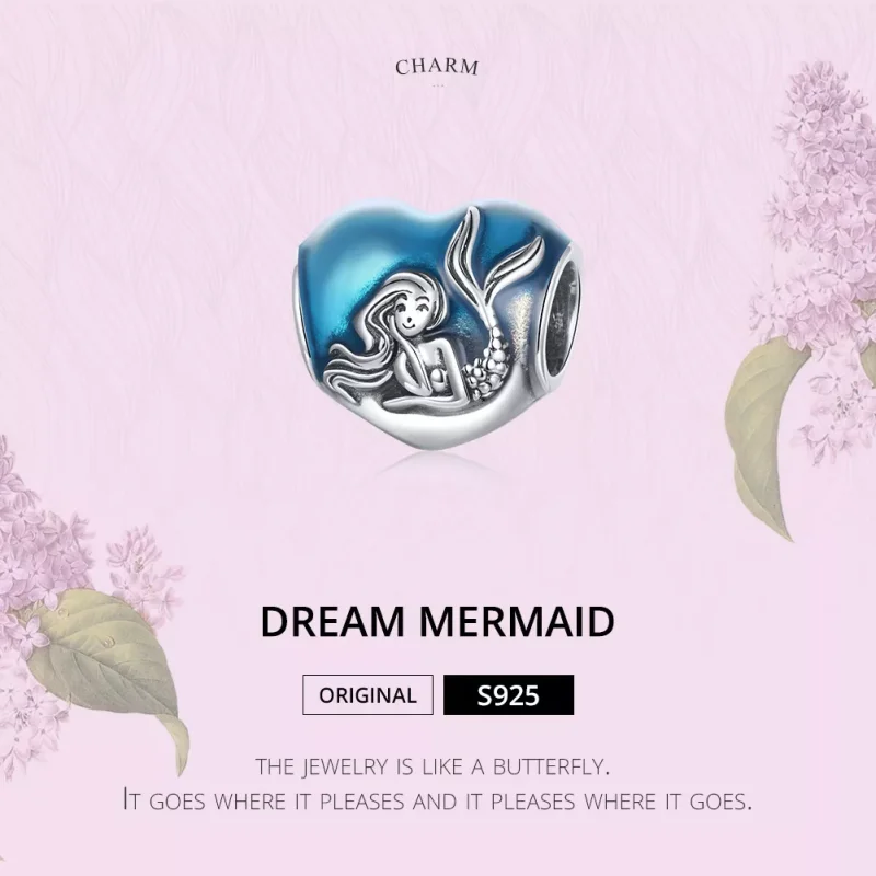 (bild till) Pandora Stil Berlock Little Mermaid Dream - Scc1801 - View 6