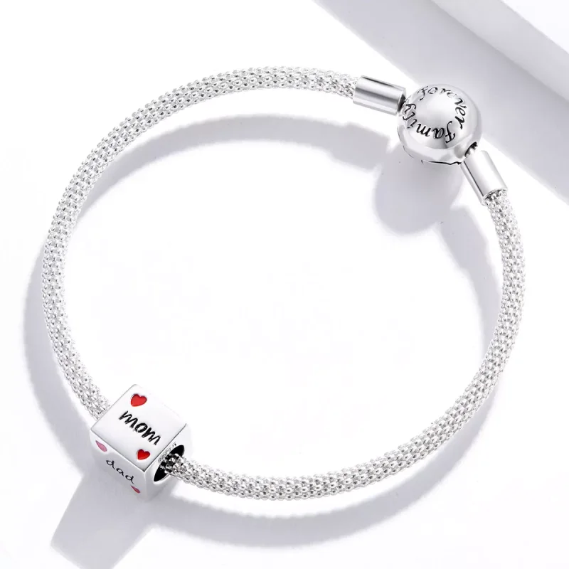 (bild till) Pandora Stil Berlock Love Family Dice - Scc1672 - View 3