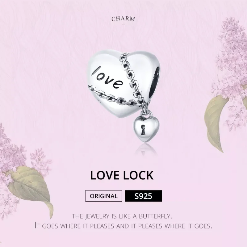 (bild till) Pandora Stil Berlock Love Lock - Scc1553 - View 6