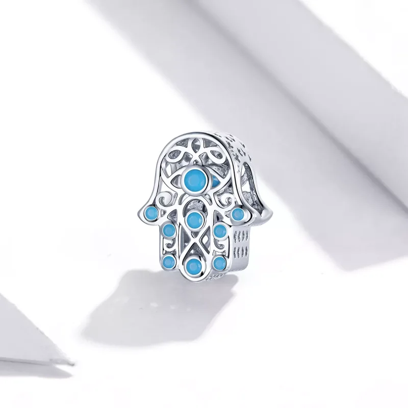 (bild till) Pandora Stil Berlock Lucky Hand - Scc1757 - View 2