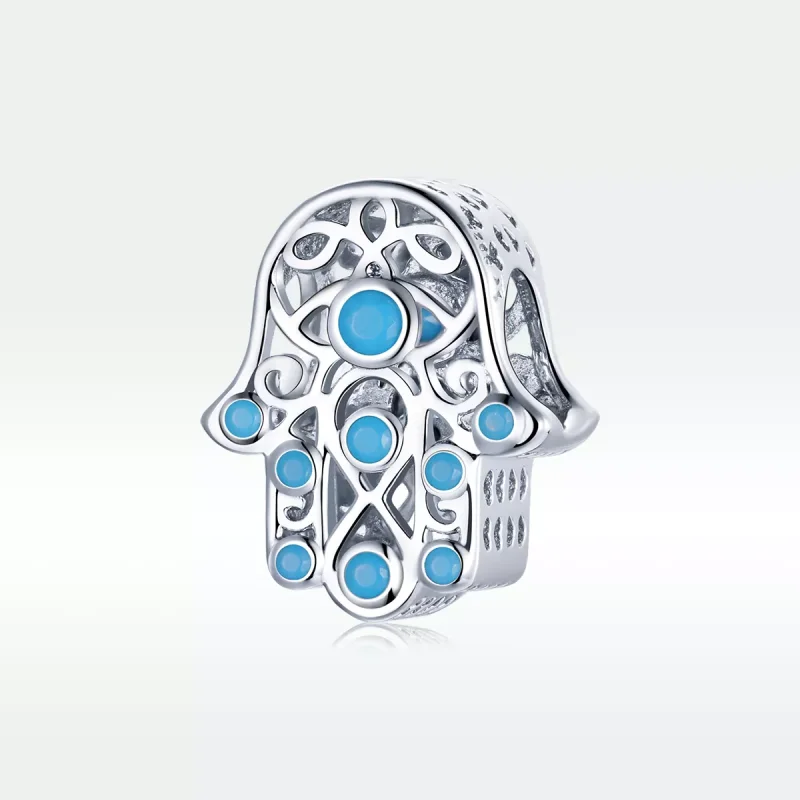 (bild till) Pandora Stil Berlock Lucky Hand - Scc1757 - View 5