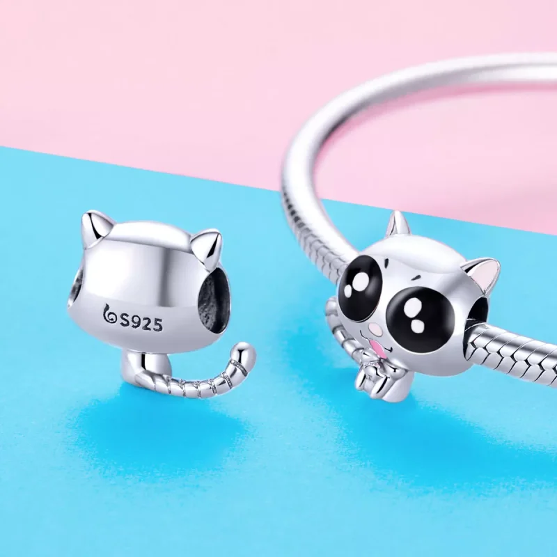 (bild till) Pandora Stil Berlock Lucky Kitty - Bsc055 - View 3