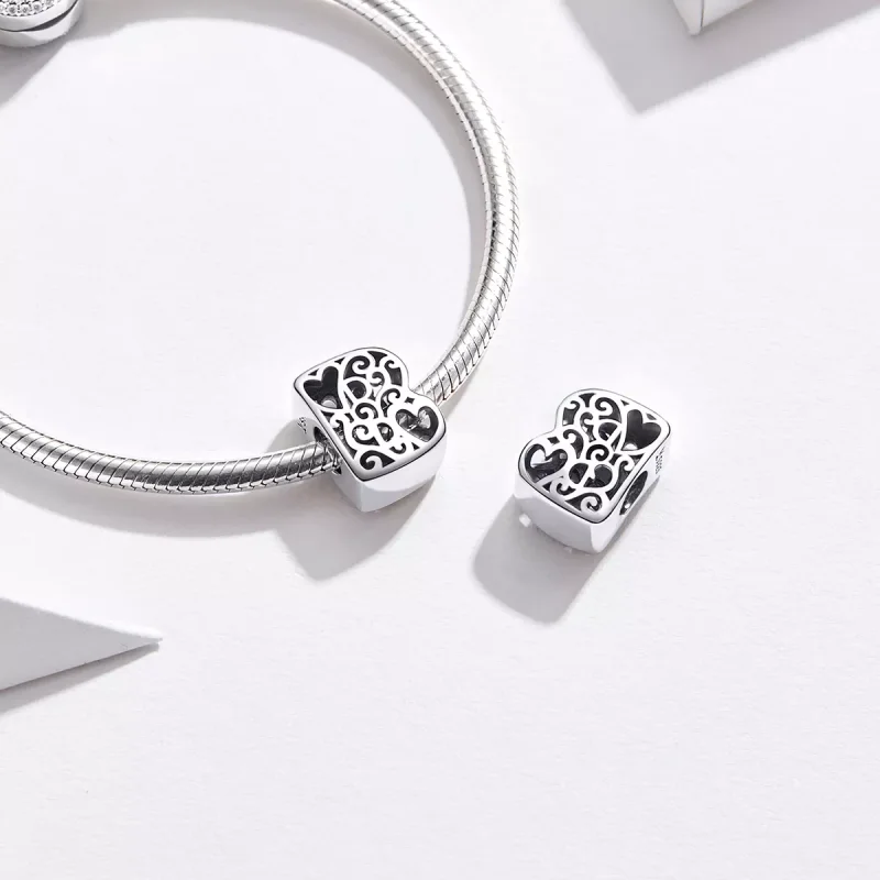 (bild till) Pandora Stil Berlock Magisk Bokstav B - Scc1229-B - View 2