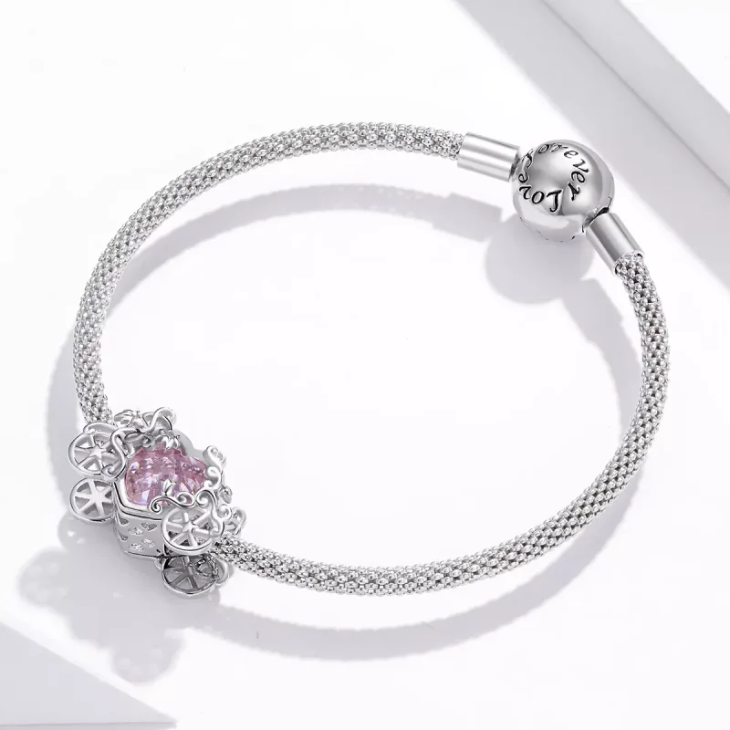 (bild till) Pandora Stil Berlock Magisk Vagn - Bsc412 - View 3