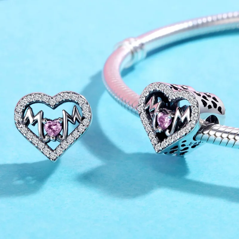(bild till) Pandora Stil Berlock Mamma - Scc395 - View 4