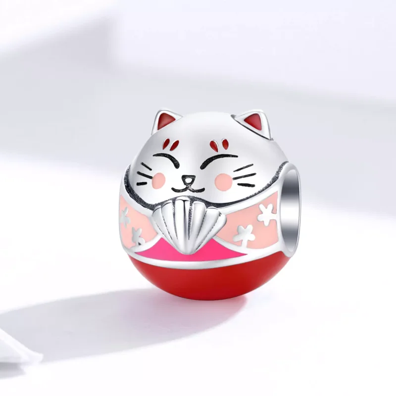 (bild till) Pandora Stil Berlock Maneki Neko - Scc1341 - View 2