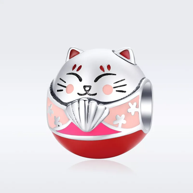 (bild till) Pandora Stil Berlock Maneki Neko - Scc1341 - View 5