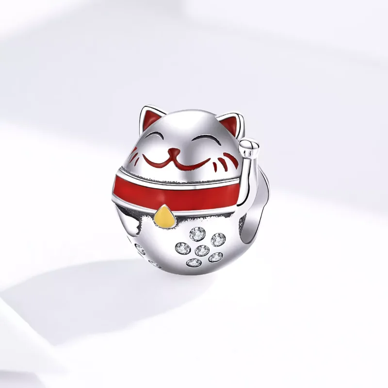 (bild till) Pandora Stil Berlock Maneki Neko - Scc1374 - View 2