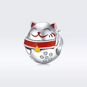 (bild till) Pandora Stil Berlock Maneki Neko - Scc1374