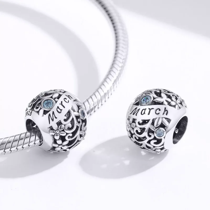 (bild till) Pandora Stil Berlock Mars Birthstone - Scc1385-3 - View 3
