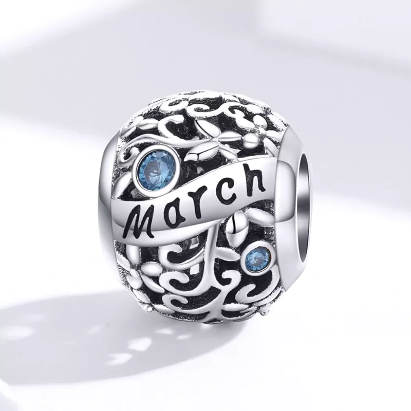(bild till) Pandora Stil Berlock Mars Birthstone - Scc1385-3 - View 4