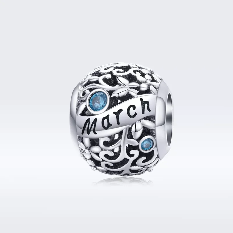 (bild till) Pandora Stil Berlock Mars Birthstone - Scc1385-3 - View 5