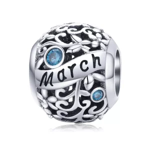 (bild till) Pandora Stil Berlock Mars Birthstone - Scc1385-3