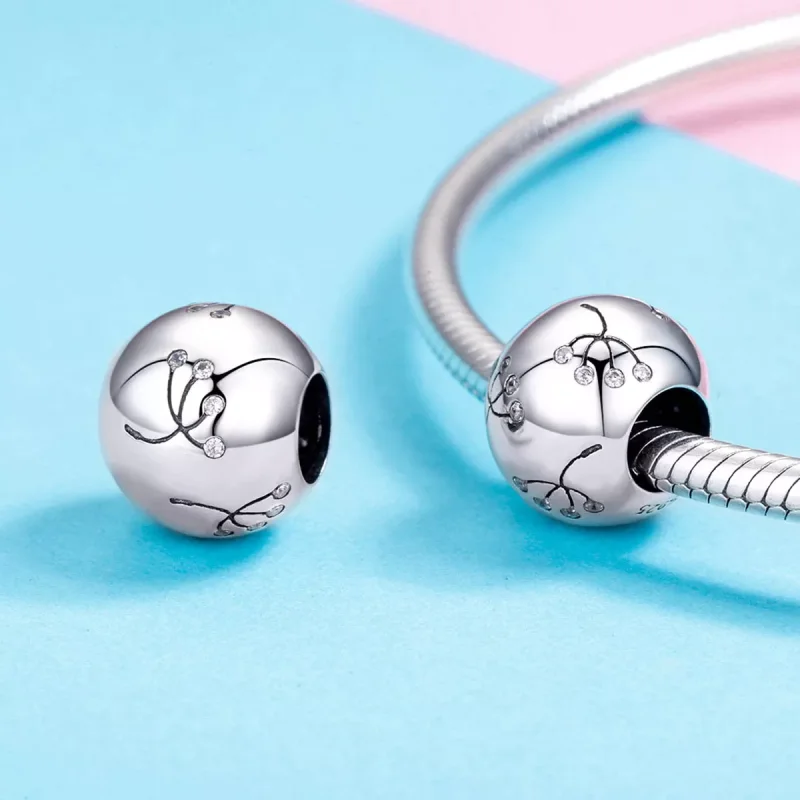 (bild till) Pandora Stil Berlock Maskros - Bsc053 - View 4