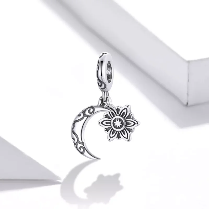 (bild till) Pandora Stil Berlock Moon Lotus - Scc1826 - View 2