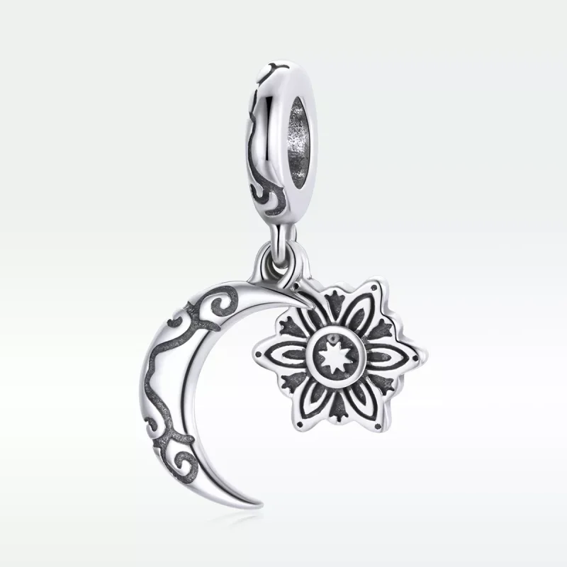 (bild till) Pandora Stil Berlock Moon Lotus - Scc1826 - View 5