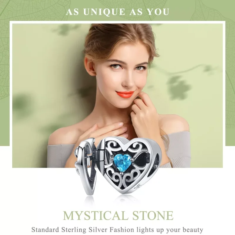 (bild till) Pandora Stil Berlock Mystisk Sten - Scc1053 - View 2