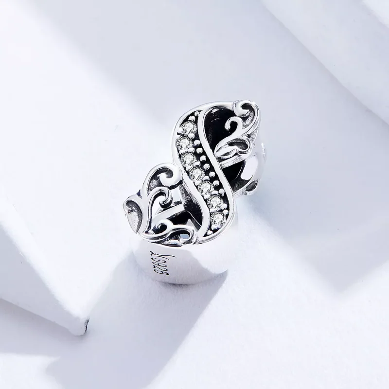 (bild till) Pandora Stil Berlock Nummer 8 - Scc1418-8 - View 2