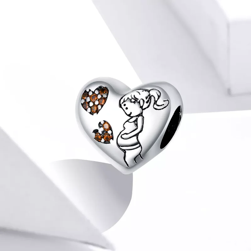 (bild till) Pandora Stil Berlock Ny Mamma Gravid - Scc1589 - View 2