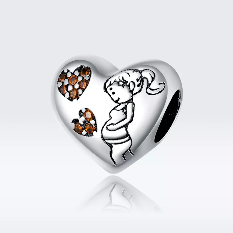 (bild till) Pandora Stil Berlock Ny Mamma Gravid - Scc1589 - View 5
